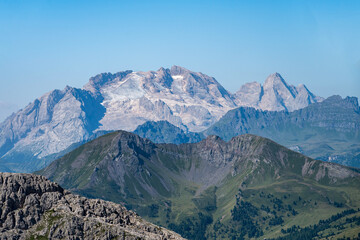 Marmolada – a mountain range in the Dolomites in Italy © Tomasz Warszewski