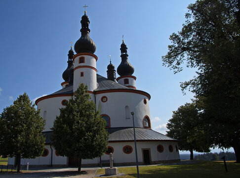 Holy Trinity Church in Kappl, Waldsassen, Bavaria, Germany, Europe
