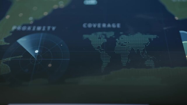 Global proximity radar and coverage intelligence dashboard