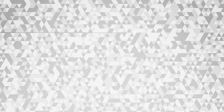 white and gray randomly low polygon paper triangle creative rectangle technology wallpaper. Polygon mosaic triangle, business banner corporate background.