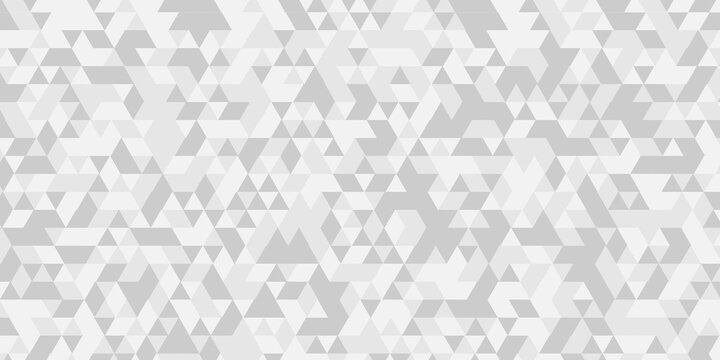 white and gray randomly low polygon paper triangle creative rectangle technology wallpaper. Polygon mosaic triangle, business banner corporate background.