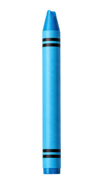 PNG Vibrant blue crayon isolated background.