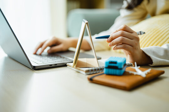 travel planning booking with calendar suitcase; a booked journey planning scene. travel guides choices, planning frames meaning, and booking supports buyers. In a focused visual setting.