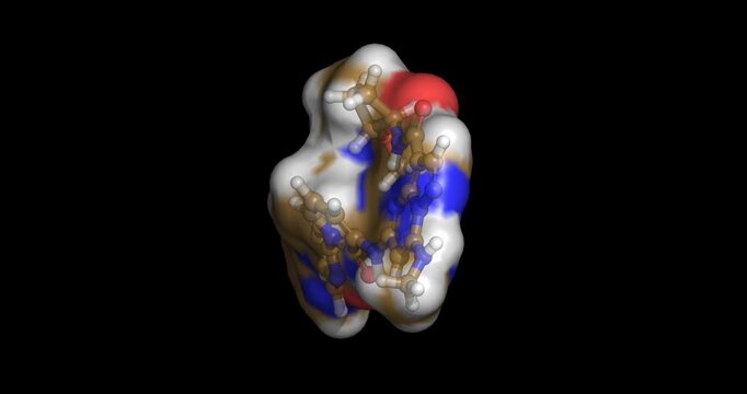Zasocitinib, selective TYK2 inhibitor and oral targeted therapy for plaque psoriasis and autoimmune diseases, 3D molecule spinning, 4K