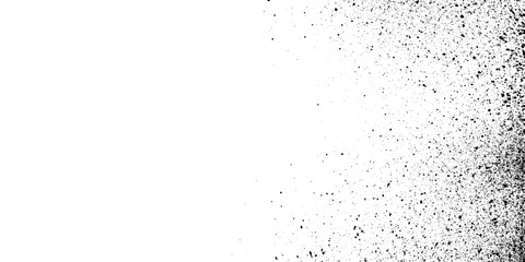 Obraz premium Black and white grunge texture with grainy noise overlay and horizontal gradient fade