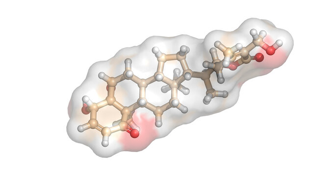 Withaferin A, potent anticancer steroidal lactone and bioactive phytochemical derived from Ashwagandha, 3D molecule 4K