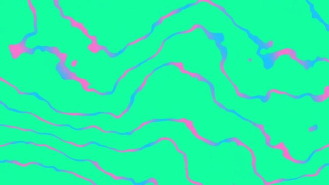Abstract Emerald Green Wave Pattern Background Video
