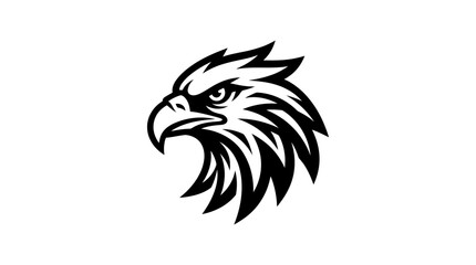 Fototapeta premium Stylized Eagle Head Graphic Design 1.