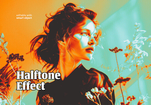 Halftone Photo Effect