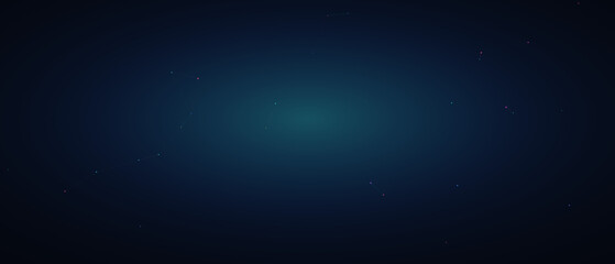 Fototapeta premium A dark teal gradient background features tiny scattered magenta sparkles creating a dreamy cosmic and ethereal visual experience
