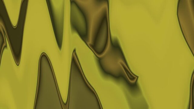 Yellow Ochre And Dark Liquid Flowing Abstract Background For Creative Media Content