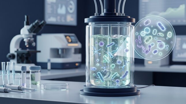 Advanced Microbiome Research and Microorganism Cultivation in a High-Tech Laboratory