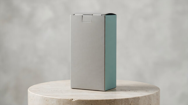 Elegant product packaging design mockup a minimalist box presentation for branding and marketing purposes