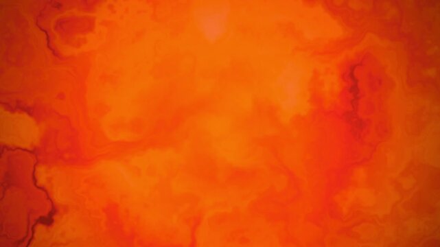 Molten Lava Texture Flowing with Organic Orange and Red Swirls
