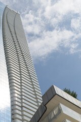 Fototapeta premium One Bloor East (now generally called One Bloor), a mixed-use residential condominium tower at 1 Bloor Street East, Toronto, completed in 2017–2018, and designed by Hariri Pontarini Architects