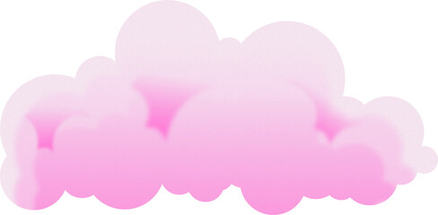 Fototapeta premium Cute Pink Dreamy Cloud Playful Fluffy Sky Backdrop Decoration