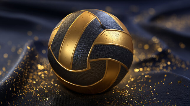 3d volleyball for banner concept