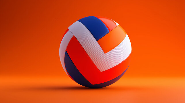 3d volleyball for banner concept