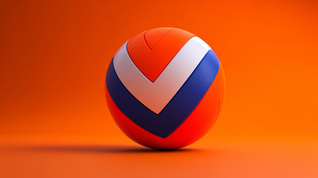 3d volleyball for banner concept