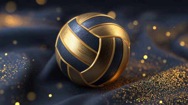 3d volleyball for banner concept