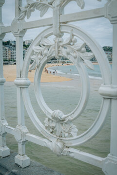 Railing of La Concha Beach