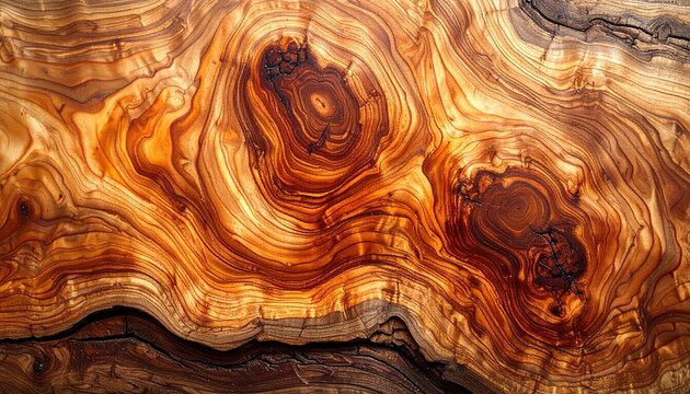 Natural wood surface with warm grain patterns for rustic interior design background
