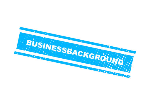 Business background stamp with blue diagonal stripes text illustration