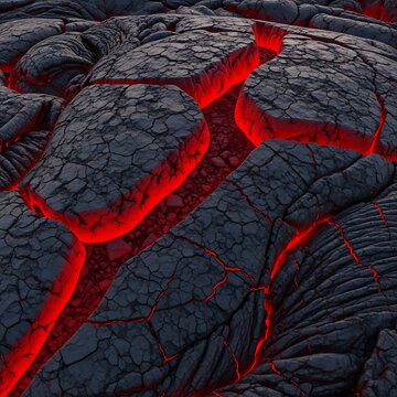 Close up of red blood vessels in tissue.