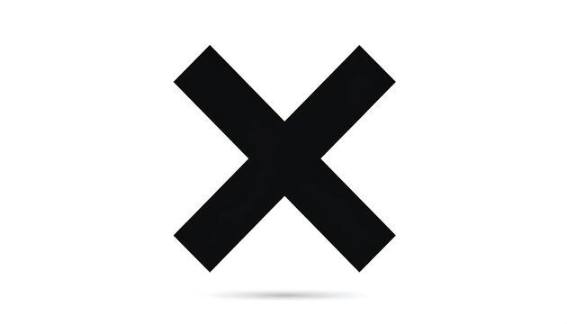 Black starburst geometric vector symbol.