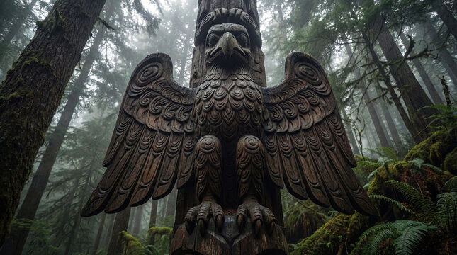 Owl flying in forest, creative anthropomorphic lifestyle scene showing animal welfare, responsible care, wellbeing, humane values, education, community awareness, supporting responsible care education