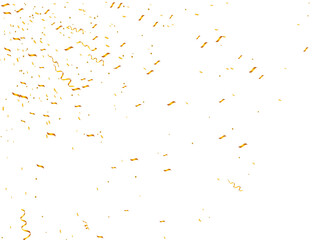 Fototapeta premium Confetti gold background celebration in party holiday golden of glitter vector falling birthday wedding new year christmas carnival anniversary ribbon