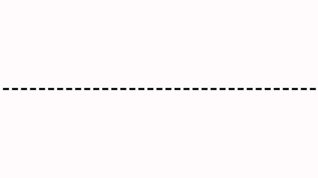 Abstract dotted line loop animation on white background. Animation of a path from one point to another point goal concept. Traveling from one location to another location concept