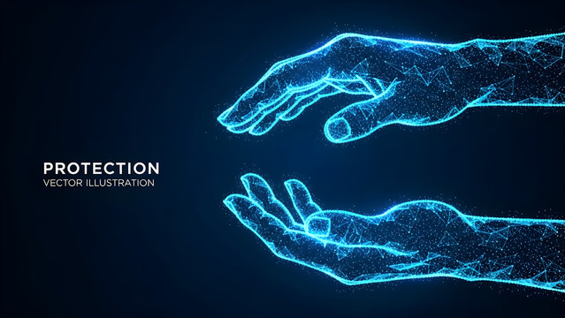 Advanced Cybersecurity Network Infrastructure Concept Featuring Digital Data Encryption Protection and Secure Server Connectivity Visualization