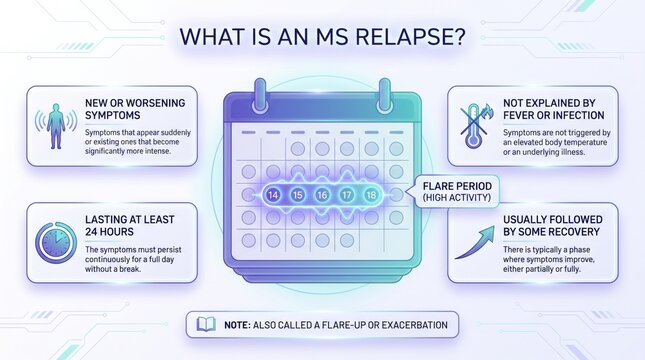 What counts as a multiple sclerosis relapse