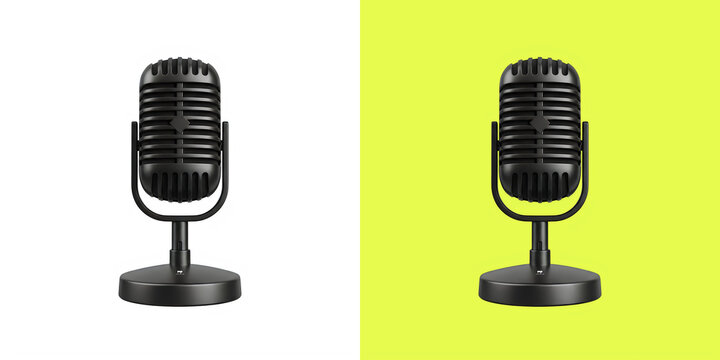 Vintage microphone for recording audio content