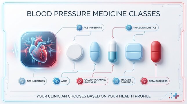 Blood pressure medicine classes overview