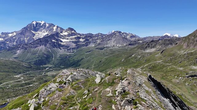Passo del Sempione dallo Staldhorn
