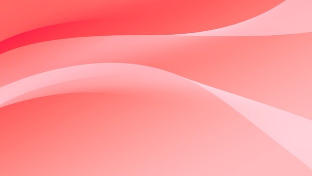 Minimalist red and pink wavy lines create soft flowing silk textures