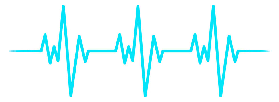 Heartbeat pulse line icon, ekg cardiogram rhythm, medical diagnostic symbol