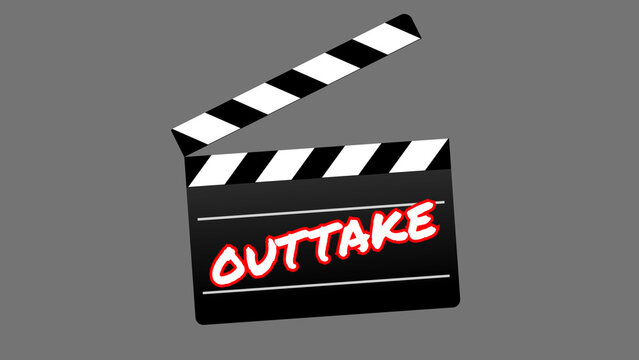 Clapperboard Outtake Overlay