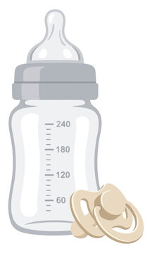 Baby bottle and pacifier