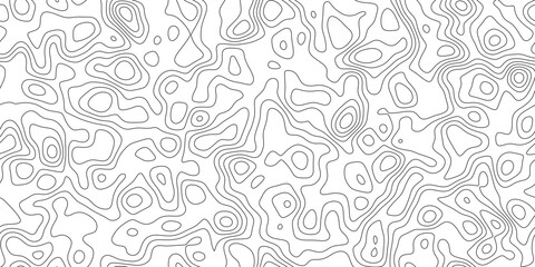 Abstract minimal geographic contour line background, with smooth flowing lines and variable spacing, for banner, presentation and cover. © hossain