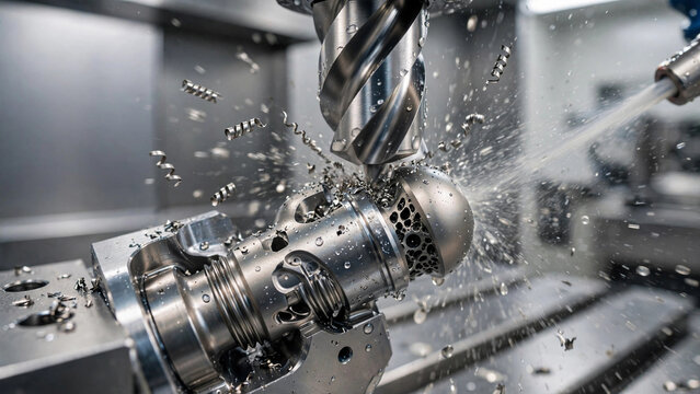 CNC milling titanium implant micrometre tolerance