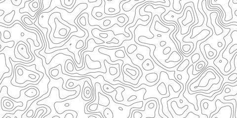 Minimal topographic relief line background with abstract elevation pattern, minimal geographic line texture with peaks and valleys, for wallpaper, poster and branding. © RASEL