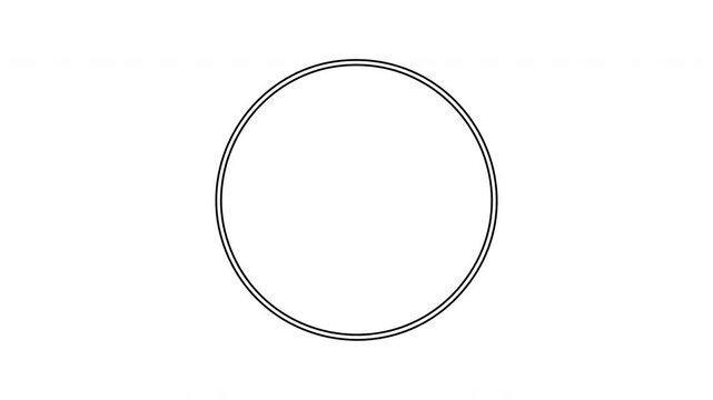 Stylized evergreen tree in a circular emblem, simplicity, nature, forest element