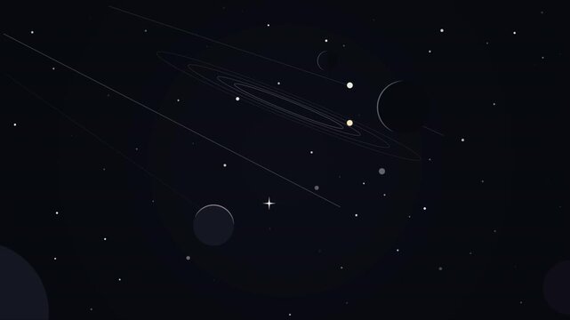 cosmic sky planets stars orbits