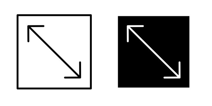 Expand icon vector elements kit