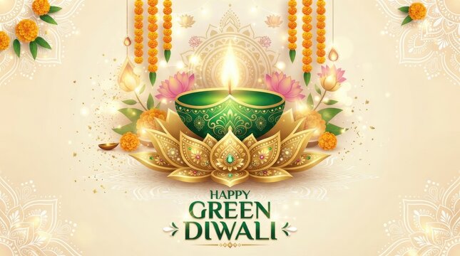 Diwali festive rangoli decoration with flowers and diyas on white background festival decoration flower petals colorful rangoli indian festival traditional art ornament