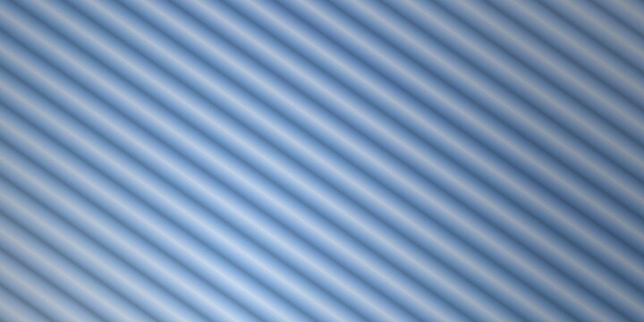 Blue and white diagonal ribbed pattern background, texture with subtle, grain and parallel lines