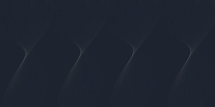 Bentuk garis kurva vektor geometris abstrak dalam warna emas premium yang diisolasi pada latar belakang transparan. Dinamis mengalir pola gelombang gradien emas. Ilustrasi vektor